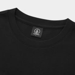 Volcom Unisex Street Style Cotton Short Sleeves Logo T-Shirts For Men Navy X Xl -Volcom Sales Shop org 3429