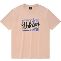 Volcom Unisex Street Style Cotton Short Sleeves Logo T-Shirts For Men Navy X Xl -Volcom Sales Shop org 3431