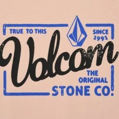 Volcom Unisex Street Style Cotton Short Sleeves Logo T-Shirts For Men Navy X Xl -Volcom Sales Shop org 3434