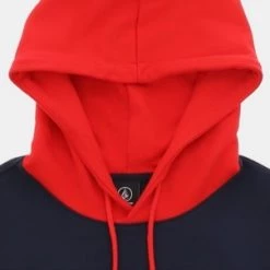 Volcom Unisex Long Sleeves Cotton Logo Hoodies For Men Blue X M -Volcom Sales Shop org 3446