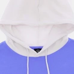 Volcom Unisex Long Sleeves Cotton Logo Hoodies For Men Blue X M -Volcom Sales Shop org 3451