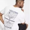 Volcom Pullovers Unisex Street Style Plain Cotton Short Sleeves For Men White X Xs -Volcom Sales Shop org 3499