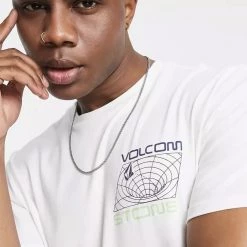 Volcom Pullovers Unisex Street Style Plain Cotton Short Sleeves For Men White X Xs -Volcom Sales Shop org 3501