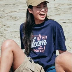 Volcom 2022 SS Unisex Logo T-Shirts For Men L.pink X S -Volcom Sales Shop org 3508