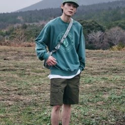 Volcom 2022 SS Plain Logo Shorts For Men Beige X L -Volcom Sales Shop org 3557