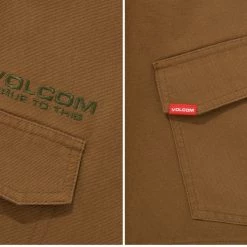 Volcom 2022 SS Plain Logo Shorts For Men Beige X L -Volcom Sales Shop org 3561