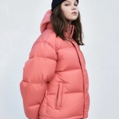 Volcom Unisex Street Style Logo Down Jackets For Men Cream X Xl -Volcom Sales Shop org 3628