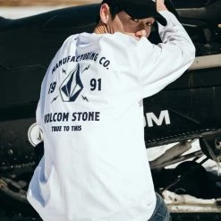 Volcom 2022 SS Unisex Street Style Long Sleeves Cotton Long Sleeve T-shirt For Men Black X M -Volcom Sales Shop org 3671