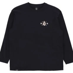 Volcom 2022 SS Unisex Street Style Long Sleeves Cotton Long Sleeve T-shirt For Men Black X M -Volcom Sales Shop org 3679