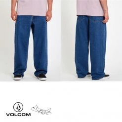 Volcom 2022 SS Logo Jeans For Men Blue X 28