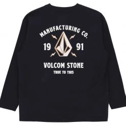 Volcom 2022 SS Unisex Street Style Long Sleeves Cotton Long Sleeve T-shirt For Men Black X M -Volcom Sales Shop org 3680