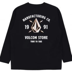 Volcom 2022 SS Unisex Street Style Long Sleeves Cotton Long Sleeve T-shirt For Men Black X M -Volcom Sales Shop org 3684