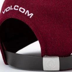 Volcom Unisex Street Style Caps For Men Burgundy X One Size -Volcom Sales Shop org 3704