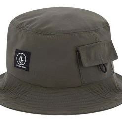 Volcom Unisex Street Style Bucket Hats Wide-brimmed Hats For Men Black X S -Volcom Sales Shop org 3731