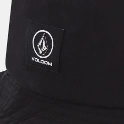 Volcom Unisex Street Style Bucket Hats Wide-brimmed Hats For Men Black X S -Volcom Sales Shop org 3740