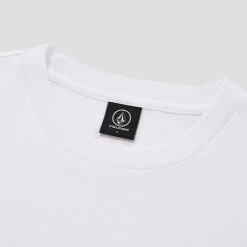 Volcom Unisex Street Style Cotton Short Sleeves Logo T-Shirts For Men White X L -Volcom Sales Shop org 3792