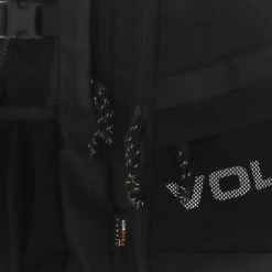 Volcom Unisex Street Style A4 Logo Backpacks For Men Black X One Size -Volcom Sales Shop org 3861