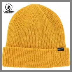 Volcom Knit Hats For Men Gold X One Size