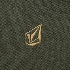 Volcom 2021-22FW Unisex Street Style Long Sleeves Cotton Logo Hoodies For Men Khaki X S -Volcom Sales Shop org 3910