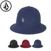 Volcom Unisex Street Style Bucket Hats Wide-brimmed Hats For Men Charcoal X S -Volcom Sales Shop org 3932