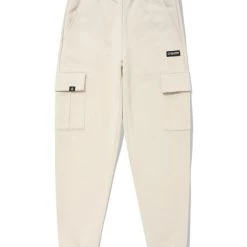 Volcom Unisex Street Style Cotton Logo Bottoms For Men Beige X M -Volcom Sales Shop org 3962