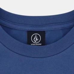 Volcom Unisex Street Style U-Neck Cotton Short Sleeves Logo For Men Black X S -Volcom Sales Shop org 3999