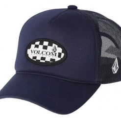 Volcom Unisex Street Style Caps For Men Navy X One Size -Volcom Sales Shop org 4219
