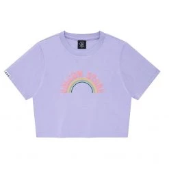 Volcom Street Style Short Sleeves Logo T-Shirts For Women Black X S -Volcom Sales Shop org 4304