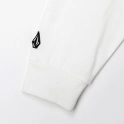 Volcom Unisex U-Neck Long Sleeves Cotton Logo Sweatshirts For Men Black X M -Volcom Sales Shop org 4317