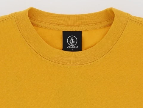 Volcom Unisex U-Neck Long Sleeves Cotton Long Sleeve T-shirt Logo For Men Black X Xl 6 Volcom Unisex U-Neck Long Sleeves Cotton Long Sleeve T-shirt Logo For Men Black X Xl - Image 4