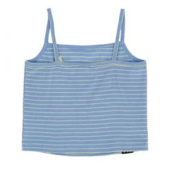 Volcom Short Sleeveless Cotton Logo Tanks & Camisoles For Women Blue X S -Volcom Sales Shop org 4343