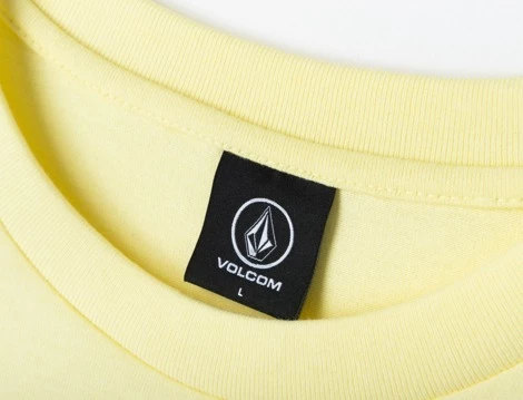 Volcom Unisex U-Neck Cotton Short Sleeves Logo T-Shirts For Men White X L 6 Volcom Unisex U-Neck Cotton Short Sleeves Logo T-Shirts For Men White X L - Image 4