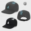 Volcom Unisex Street Style Caps For Men Charcoal X One Size -Volcom Sales Shop org 4413