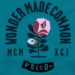 Volcom Unisex Street Style U-Neck Long Sleeves Cotton Logo For Men Green X S -Volcom Sales Shop org 4434