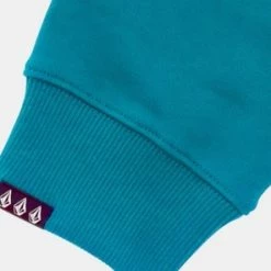 Volcom Unisex Street Style U-Neck Long Sleeves Cotton Logo For Men Green X S -Volcom Sales Shop org 4436