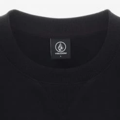 Volcom Unisex Street Style U-Neck Long Sleeves Cotton Logo For Men Green X S -Volcom Sales Shop org 4445