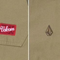 Volcom 2022 SS Street Style Cotton Logo Bottoms For Men Beige X S -Volcom Sales Shop org 4452