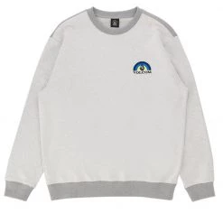 Volcom 2022 SS Crew Neck Unisex Street Style Long Sleeves Cotton Logo For Men Gray X Xl -Volcom Sales Shop org 4467