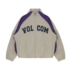 Volcom 2022 SS Unisex Logo Jackets For Men Green X S -Volcom Sales Shop org 4533