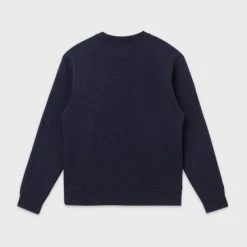 Volcom Unisex U-Neck Long Sleeves Plain Cotton Logos On The Sleeves For Men Navy X M -Volcom Sales Shop org 4552