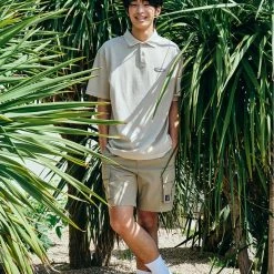 Volcom 2022 SS Unisex Plain Logo T-Shirts For Men L.beige X M -Volcom Sales Shop org 4589