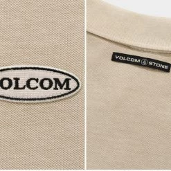 Volcom 2022 SS Unisex Plain Logo T-Shirts For Men L.beige X M -Volcom Sales Shop org 4599