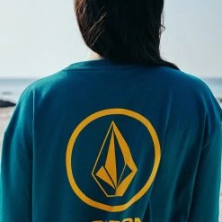 Volcom 2022 SS Unisex Plain Logo T-Shirts For Men Green X M 23 Volcom 2022 SS Unisex Plain Logo T-Shirts For Men Green X M -Volcom Sales Shop org 4604