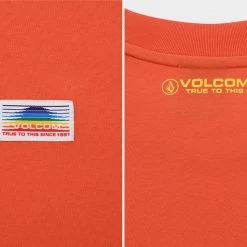 Volcom 2022 SS Unisex Logo T-Shirts For Men Black X M -Volcom Sales Shop org 4644