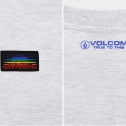 Volcom 2022 SS Unisex Logo T-Shirts For Men Black X M -Volcom Sales Shop org 4648