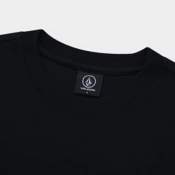 Volcom 2022 SS Unisex Logo T-Shirts For Men Black X M -Volcom Sales Shop org 4655