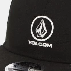 Volcom Unisex Street Style Collaboration Caps For Men Black X One Size -Volcom Sales Shop org 471