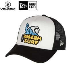 Volcom Unisex Street Style Collaboration Caps For Men Black X One Size