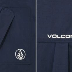 Volcom Unisex Street Style Long Sleeves Short Sleeves For Men Navy X L -Volcom Sales Shop org 4777