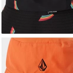 Volcom 2022 SS Unisex Bucket Hats Wide-brimmed Hats For Men Black X S -Volcom Sales Shop org 48